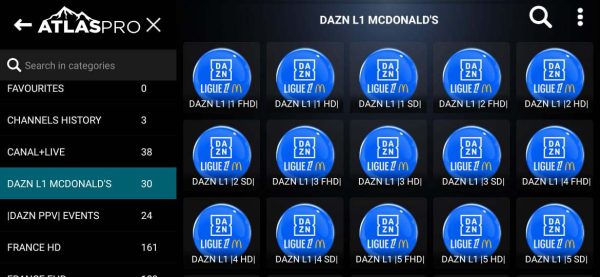 ATLAS PRO ABONNEMENT dazn